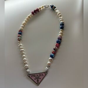 Repurposed Prada Necklace